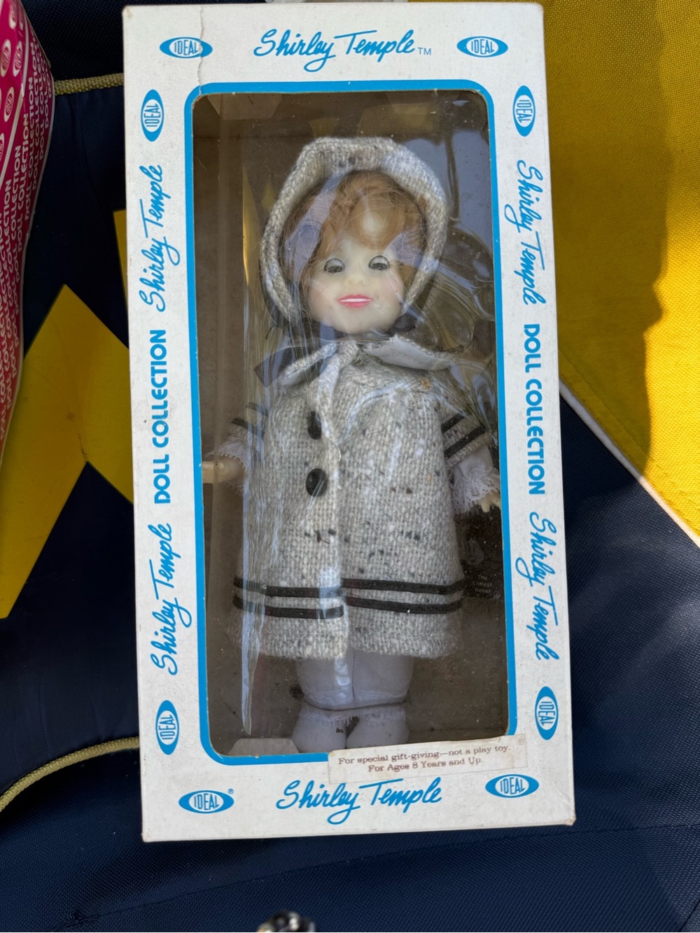 Kids Doll in Cream Coat and Hood